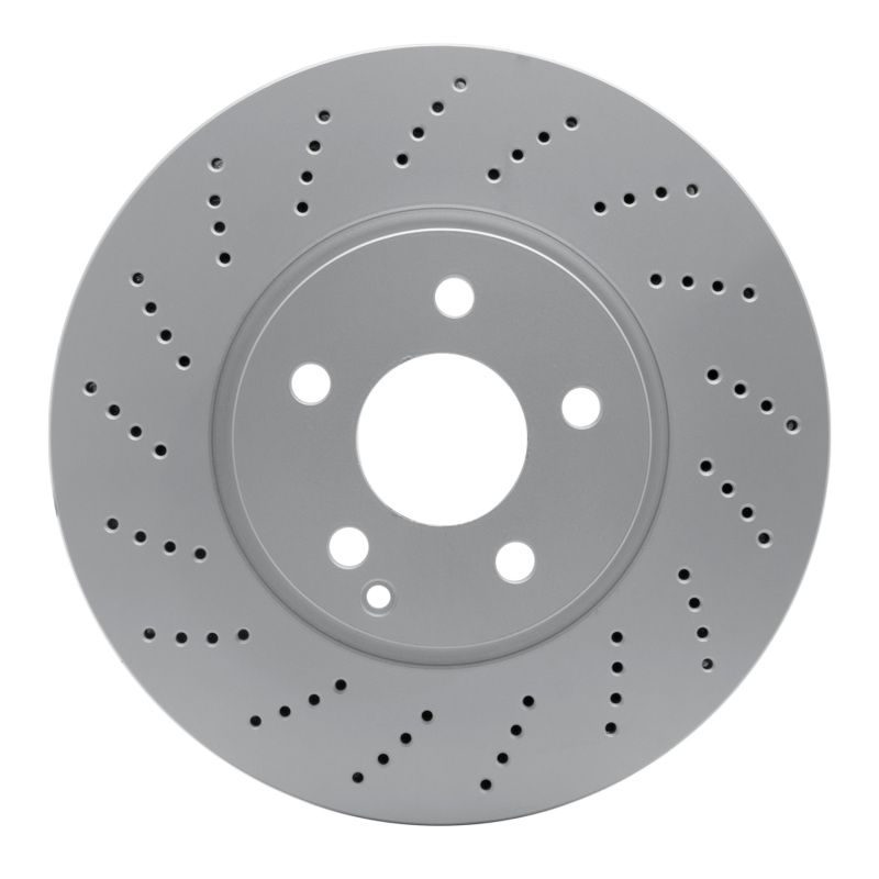 Mercedes-Benz C350 Brake Rotor (1) - Front - R1 Concepts - GEOSPEC Coated - Drilled - `08-`16 Mercedes-Benz C350 Brake Rotor (1) - Front - R1 Concepts - GEOSPEC Coated - Drilled - `08-`16